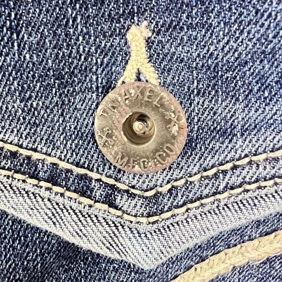 TK Axel Slim Boot Cut Denim Jeans Stretch Blue Men's size 40x30 Western - Picture 12 of 13